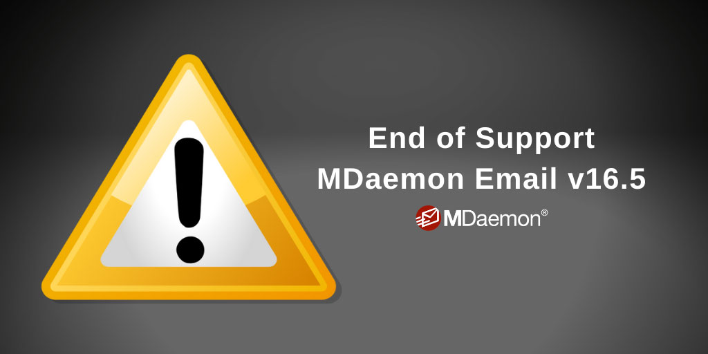 MDaemon对于MDaemonV16.5和如下版本停止服务